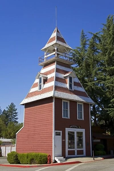 Fire House Museum dating from 1891 in Old Town Auburn, California, United States of America