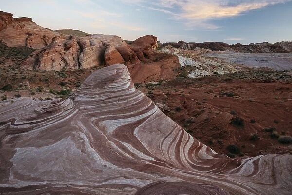 The Fire Wave, Valley of Fire State Park, Nevada, United States of America, North America