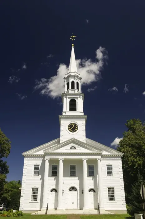 Framed Print : The First Congregational Church in Williamstown. Massachusetts, New England, United States of America, North America Framed Print : The First Congregational Church in Williamstown. Massachusetts, New England, United States of America, North America