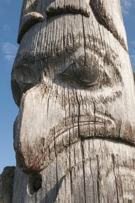 Framed Print : First Nation totem pole at the courthouse in Prince Rupert, British Columbia, Canada, North America Framed Print : First Nation totem pole at the courthouse in Prince Rupert, British Columbia, Canada, North America