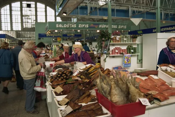 Framed Print : Fish market, Riga, Latvia, Baltic States, Europe Framed Print : Fish market, Riga, Latvia, Baltic States, Europe