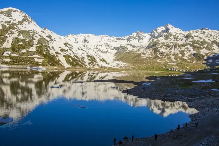 Framed Print : Fishermen on shores of Lake Montespluga at dawn, Valchiavenna, Valle Spluga, Sondrio Framed Print : Fishermen on shores of Lake Montespluga at dawn, Valchiavenna, Valle Spluga, Sondrio