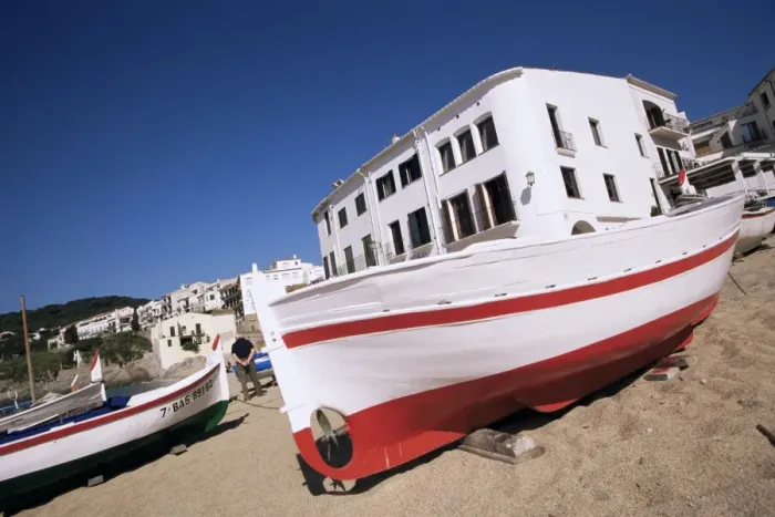 Framed Print : Fishing boat on the beach Framed Print : Fishing boat on the beach