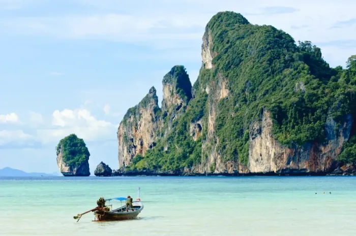 Framed Print : Fishing boat on Ko Phi Phi Island, Andaman Sea, Thailand, Southeast Asia, Asia Framed Print : Fishing boat on Ko Phi Phi Island, Andaman Sea, Thailand, Southeast Asia, Asia