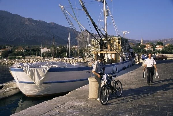 Fishing boat, Orebic, Peljesac peninsula, Croatia, Europe