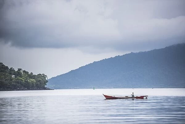 Fishing boat, Pulau Weh Island, Aceh Province, Sumatra, Indonesia, Southeast Asia, Asia