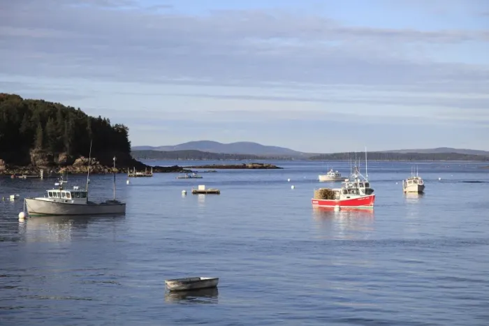 Framed Print : Fishing boats, Bar Harbor, Mount Desert Island, Maine, New England, United States of America, North America Framed Print : Fishing boats, Bar Harbor, Mount Desert Island, Maine, New England, United States of America, North America