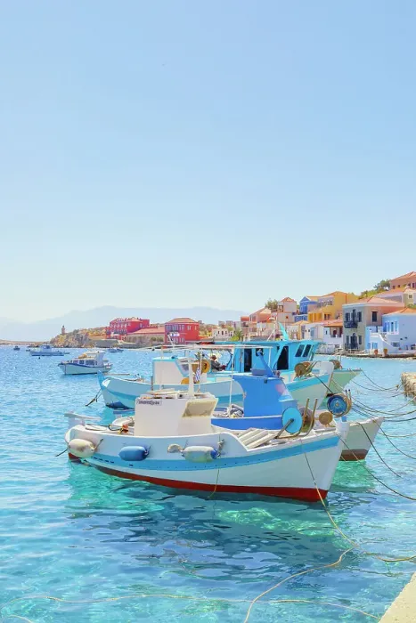 Framed Print : Fishing boats, Emporio harbour, Halki Island, Dodecanese Islands, Greek Islands, Greece, Europe Framed Print : Fishing boats, Emporio harbour, Halki Island, Dodecanese Islands, Greek Islands, Greece, Europe