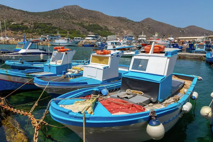 Framed Print : Fishing boats, Favignana, Aegadian Islands, province of Trapani, Sicily, Italy, Mediterranean, Europe Framed Print : Fishing boats, Favignana, Aegadian Islands, province of Trapani, Sicily, Italy, Mediterranean, Europe