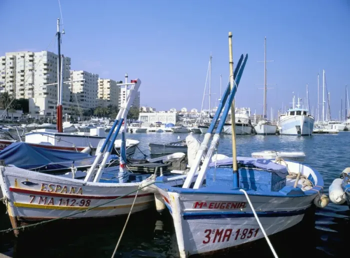 Framed Print : Fishing boats in the marina Framed Print : Fishing boats in the marina