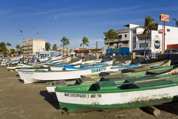 Framed Print : Fishing Boats on Playa Norte, Mazatlan, Sinaloa State, Mexico, North America Framed Print : Fishing Boats on Playa Norte, Mazatlan, Sinaloa State, Mexico, North America