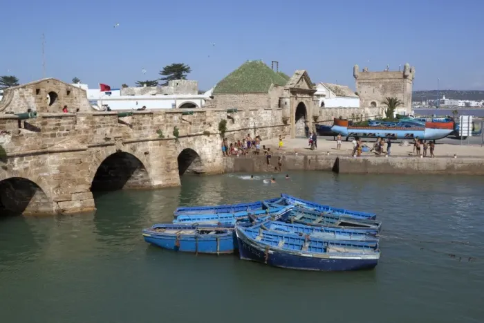 Framed Print : Fishing boats below the ramparts of the old fort, Essaouira, Atlantic coast, Morocco, North Africa, Africa Framed Print : Fishing boats below the ramparts of the old fort, Essaouira, Atlantic coast, Morocco, North Africa, Africa
