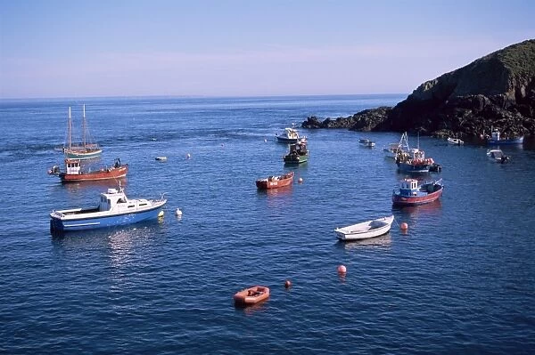 Fishing boats, Sark, Channel Islands, United Kingdom, Europe