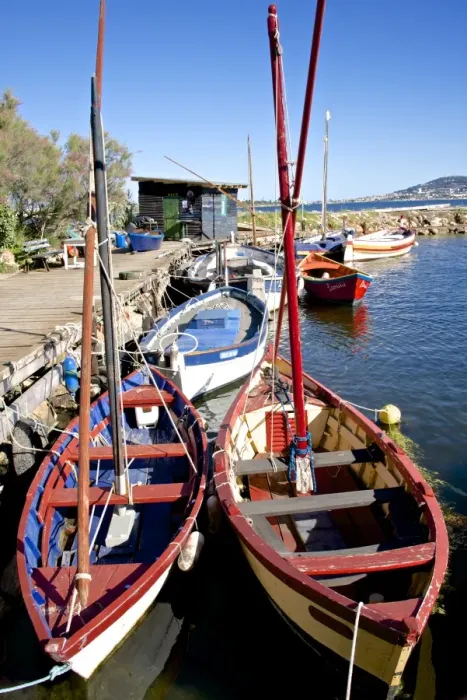 Framed Print : Fishing cabin and ancient fishing boats, Etang de Thau Museum, Bouzigues, Thau basin, Herault, Languedoc, France, Europe Framed Print : Fishing cabin and ancient fishing boats, Etang de Thau Museum, Bouzigues, Thau basin, Herault, Languedoc, France, Europe
