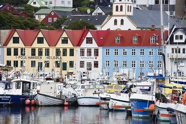 Fishing Fleet, Port of Torshavn, Faroe Islands (Faeroes), Kingdom of Denmark, Europe