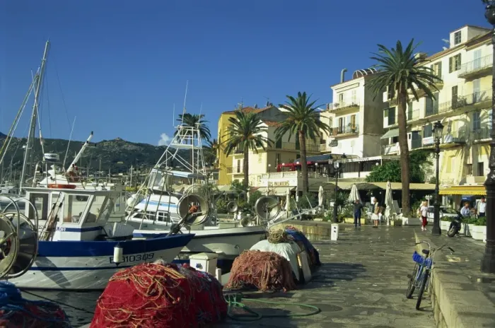Framed Print : Fishing nets early morning, Quai Landry, Calvi, Corsica, France, Mediterranean, Europe Framed Print : Fishing nets early morning, Quai Landry, Calvi, Corsica, France, Mediterranean, Europe
