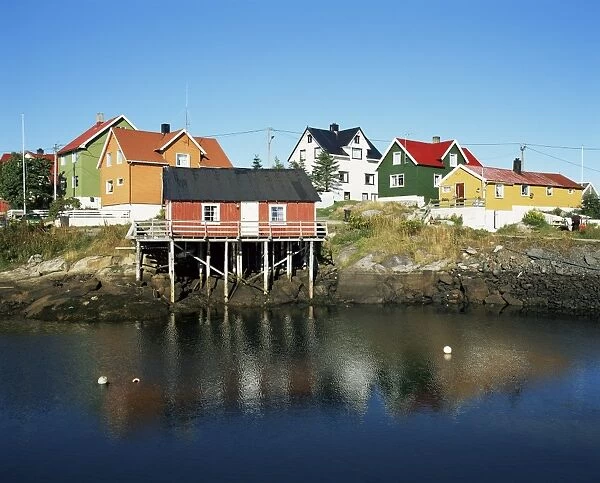 Fishing village of Henningsvaer