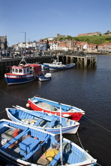 Framed Print : Fising boats in the Upper Harbour, Whitby, North Yorkshire, Yorkshire, England, United Kingdom, Europe Framed Print : Fising boats in the Upper Harbour, Whitby, North Yorkshire, Yorkshire, England, United Kingdom, Europe