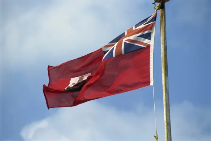 Framed Print : Flag of Bermuda, Central America Framed Print : Flag of Bermuda, Central America