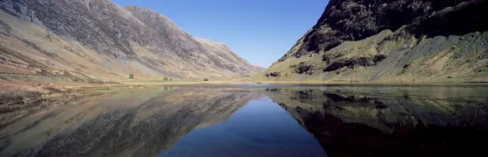 Framed Print : Flat calm on Loch Achtriochtan Framed Print : Flat calm on Loch Achtriochtan