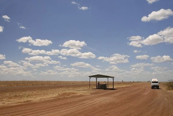 Flatlands south of the Gulf of Carpenteria, crossed by the Cloncurry to Normanton highway