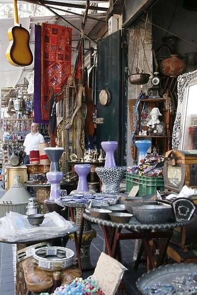 The flea market in Jaffa, Tel Aviv, Israel, Middle East