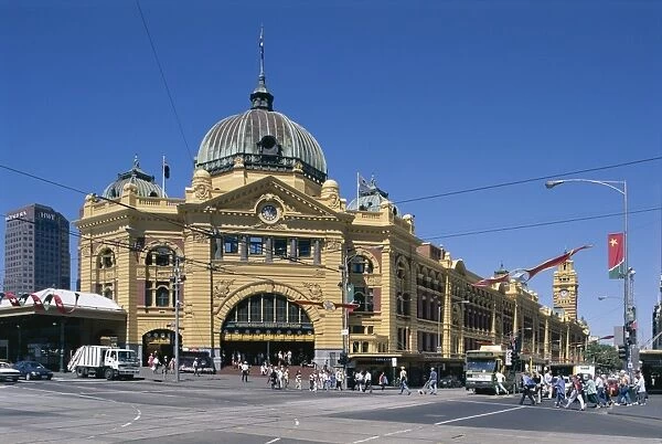 Flinders Street Railway Station, Melbourne, Victoria, Australia, Pacific