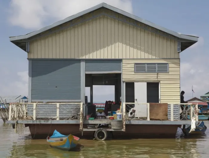 Framed Print : A floating house, Tonle Sap Lake, Cambodia, Indochina, Southeast Asia, Asia Framed Print : A floating house, Tonle Sap Lake, Cambodia, Indochina, Southeast Asia, Asia