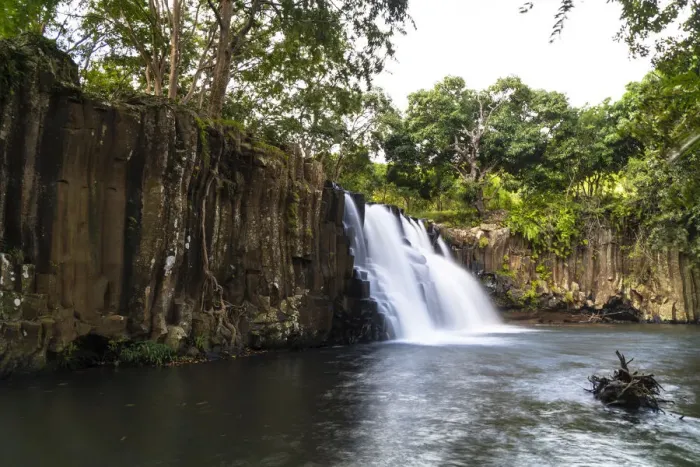 Framed Print : Flowing water of Rochester Falls, Souillac, South Mauritius, Indian Ocean, Africa Framed Print : Flowing water of Rochester Falls, Souillac, South Mauritius, Indian Ocean, Africa