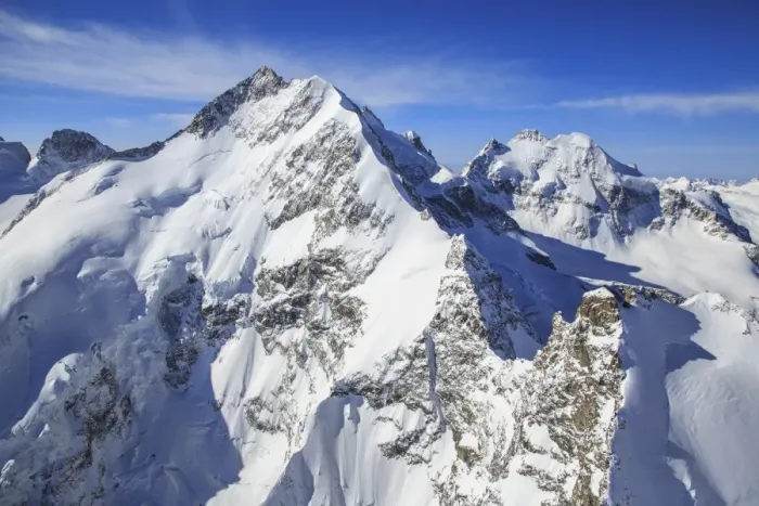 Framed Print : Flying over Piz Bernina and Piz Roseg in winter, Engadine, Switzerland, Europe Framed Print : Flying over Piz Bernina and Piz Roseg in winter, Engadine, Switzerland, Europe