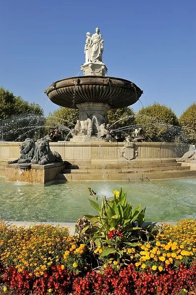 Fontaine de la Rotonde (Rotunda Fountain), Aix-en-Provence, Bouches-du-Rhone