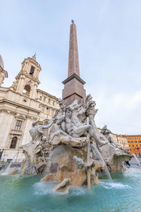 Framed Print : Fontana dei Quattro Fiumi (Fountain of the Four Rivers), River God Ganges, Piazza Navona Framed Print : Fontana dei Quattro Fiumi (Fountain of the Four Rivers), River God Ganges, Piazza Navona