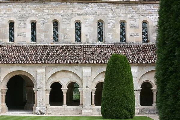 Fontenay Cistercian Abbey, Marmagne, Doubs, Burgundy, France, Europe