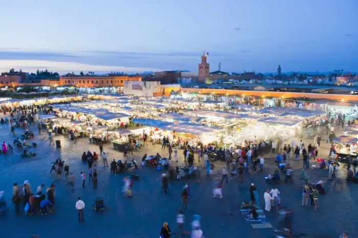 Framed Print : Food stalls in Place Djemaa El Fna at night, Marrakech, Morocco, North Africa, Africa Framed Print : Food stalls in Place Djemaa El Fna at night, Marrakech, Morocco, North Africa, Africa