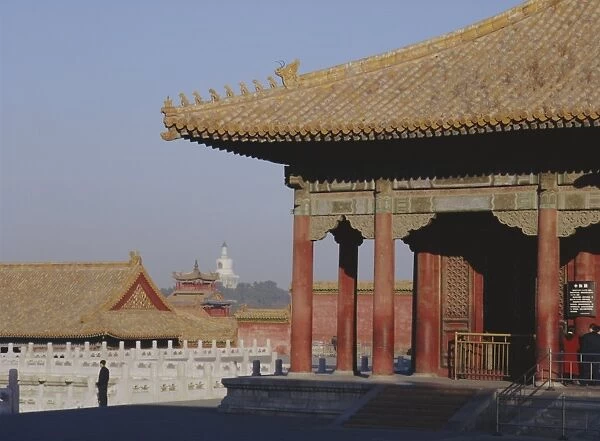Forbidden City and Behihai Park Pagoda, Beijing, China