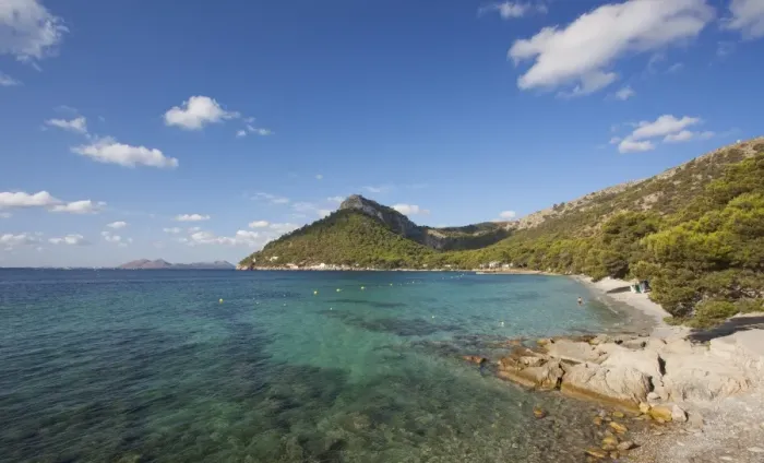 Framed Print : Formentor Beach, Majorca, Balearic Islands, Spain, Mediterranean, Europe