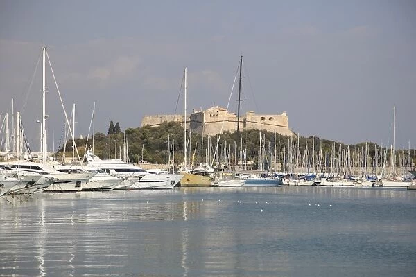 Fort Carre, Port Vauban, Antibes, Cote d Azur, French Riviera, Provence, France, Mediterranean, Europe