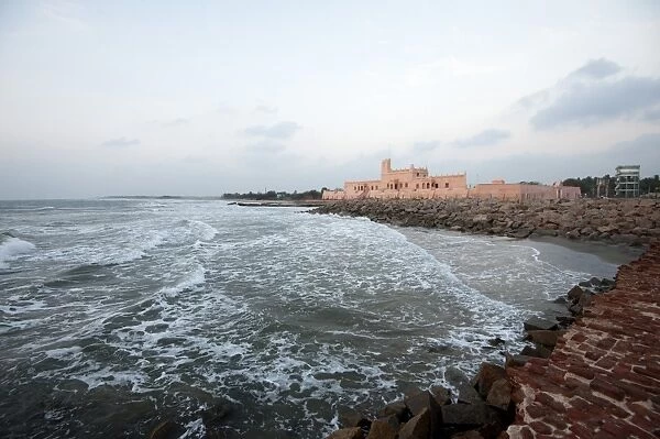 Fort Dansburg, built in Danish style in the former Danish colony of Tranquebar, Tamil Nadu