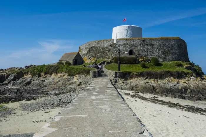 Framed Print : Fort Grey Shipwreck Museum, Saint Pierre du Bois, Guernsey, Channel Islands, United Kingdom
