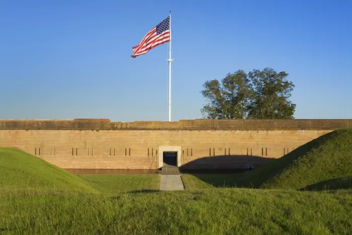 Framed Print : Fort Pulaski National Monument, Savannah, Georgia, United States of America Framed Print : Fort Pulaski National Monument, Savannah, Georgia, United States of America
