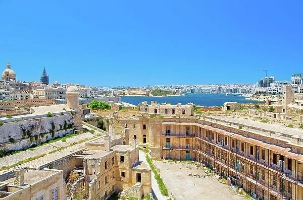Fort St. Elmo, UNESCO World Heritage Site, Valletta, Malta, Mediterranean, Europe