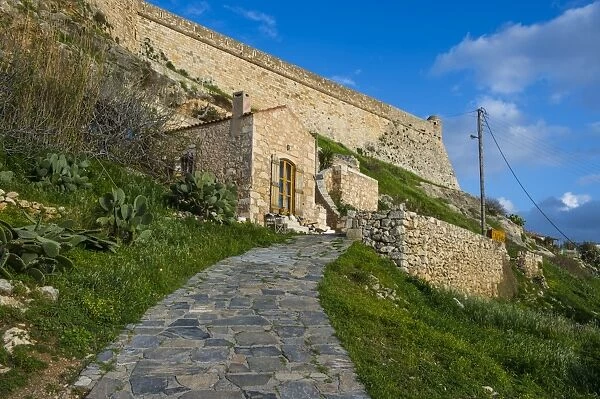 The Fortezza, fortress in Rethymno, Crete, Greek Islands, Greece, Europe