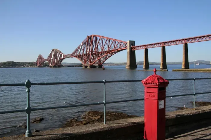 Framed Print : Forth Bridge over the Firth of Forth, South Queensferry, Scotland, United Kingdom, Europe