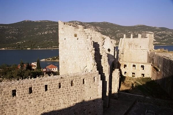 Fortifications, Mali Ston, Croatia, Europe