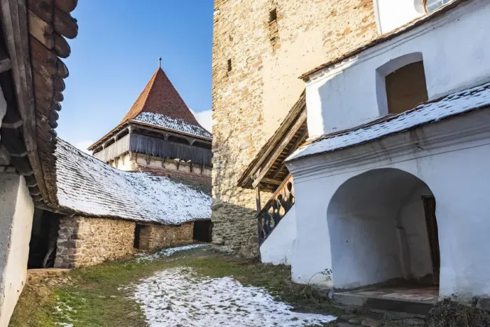 Framed Print : Fortified church and fortress of Viscri, UNESCO World Heritage Site, Transylvania Framed Print : Fortified church and fortress of Viscri, UNESCO World Heritage Site, Transylvania