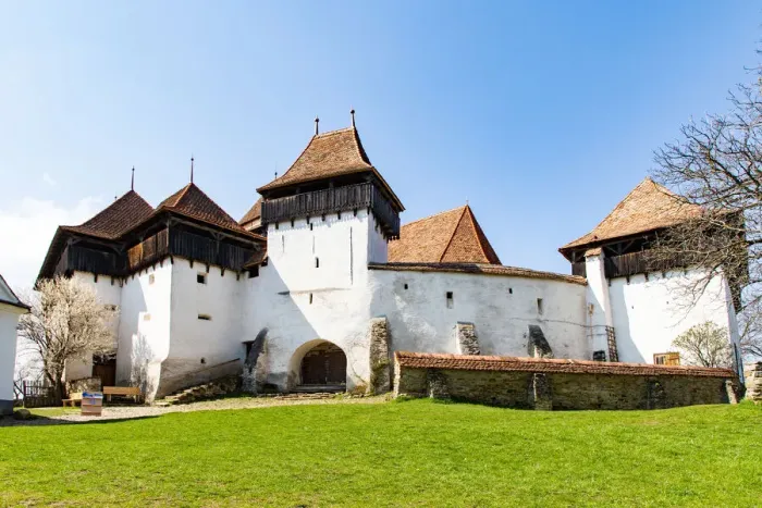 Framed Print : Fortified church and fortress of Viscri, UNESCO World Heritage Site, Transylvania Framed Print : Fortified church and fortress of Viscri, UNESCO World Heritage Site, Transylvania