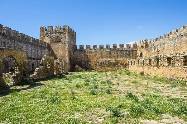 Fortress Frangokastello, Crete, Greek Islands, Greece, Europe