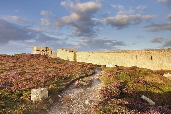 Fortress at Pointe de Toulinguet, Peninsula of Crozon, Finistere, Brittany, France, Europe