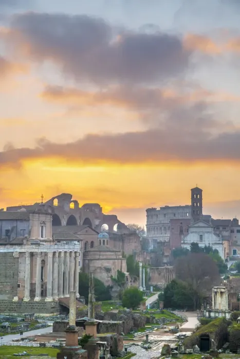 Framed Print : Forum at sunrise, UNESCO World Heritage Site, Rome, Lazio, Italy, Europe Framed Print : Forum at sunrise, UNESCO World Heritage Site, Rome, Lazio, Italy, Europe