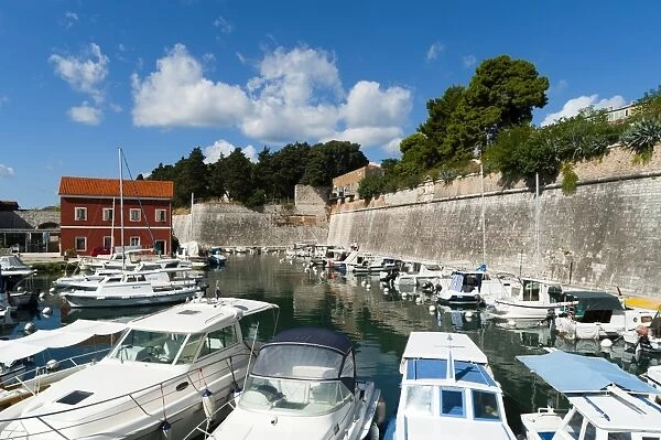 The Fosa, one of the small ports of Zadar, Zadar county, Dalmatia region, Croatia, Europe